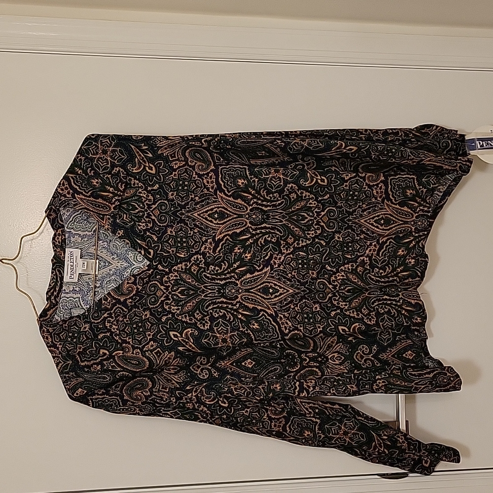 Pendleton long-sleeve button front blouse NWT size 22